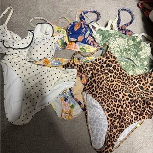 Lot of 5 Summersalt Bikinis Size 4